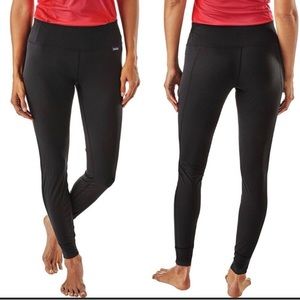 Patagonia Capilene Lightweight Base Layer Leggings Bottoms Black M